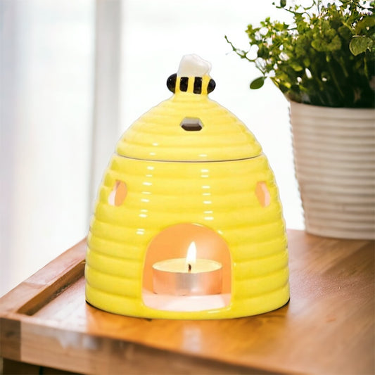 YELLOW BEE HIVE  Wax Burner