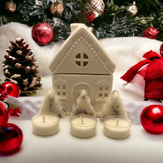 GINGERBREAD HOUSE Wax Burner, Christmas Gift