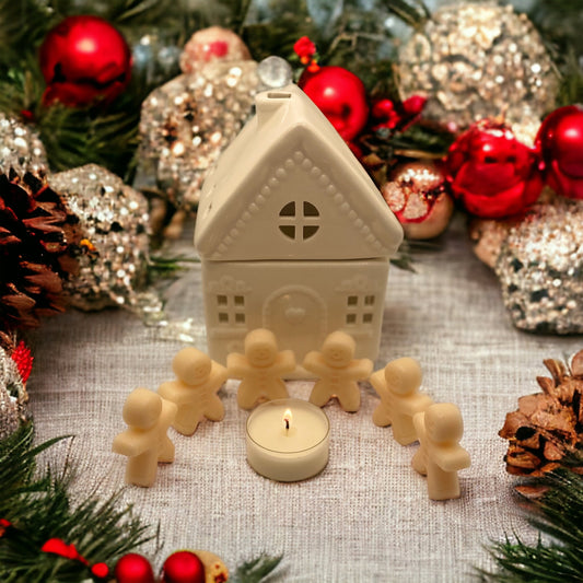 GINGERBREAD HOUSE Wax Burner, Christmas Gift